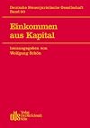 Einkommen aus Kapital : 31. jahrestagung der Deutschen Steuerjuristischen Gesellschaft e.V., Osnabrück, 11. und 12. September 2006
