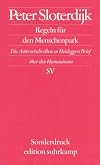 Rรจgles pour le parc humain : Une lettre en rรฉponse ร la Lettre sur l'humanisme de Heidegger