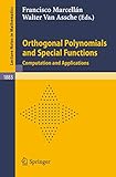 Orthogonal Polynomials And Special Functions Computation And Applications