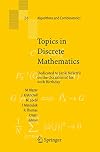 Topics in Discrete Mathematics: Dedicated to Jarik Nesetril on the Occasion of his 60th Birthday