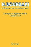 Groupes Et Algbres De Lie Chapitres 7 Et 8