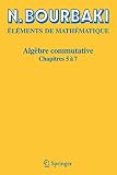 Algbre Commutative Chapitres 5 7