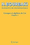 Groupes Et Algbres De Lie Chapitre 1