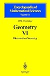 Geometry VI: Riemannian Geometry