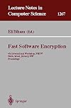 Fast Software Encryption: 4th International Workshop, Haifa, Israel
