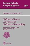 Software Reuse Advances In Software Reusability 6th International Conference Icsr6 Vienna Austria June 2729 2000 Proceedings Lecture Notes In Computer Science 1844