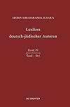 Lexikon deutsch-jüdischer Autoren Sand-- Stri / Band 19