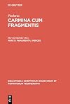 Pindari carmina cum fragmentis, Pars II