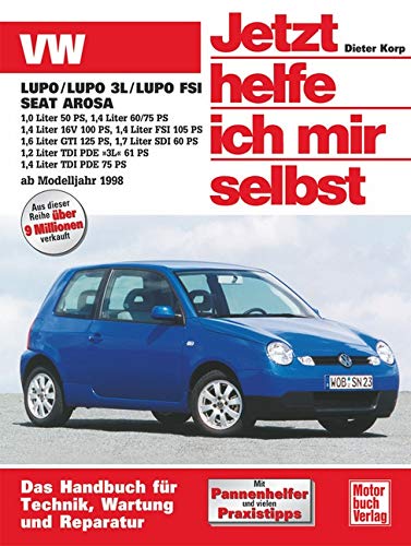 Buchcover: „Jetzt helfe ich mir selbst“ für den VW Lupo 1. Gen