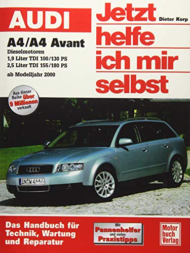 Buchcover: „Jetzt helfe ich mir selbst“ für den Audi A4 3. Gen