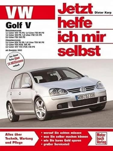 Buchcover: „Jetzt helfe ich mir selbst“ für den VW Golf 5
