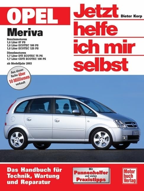 Buchcover: „Jetzt helfe ich mir selbst“ für den Opel Meriva