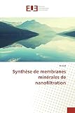 Synthse De Membranes Minrales De Nanofiltration