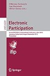 Electronic Participation Second International Conference, ePart 2010, Lausanne, Switzerland, August 29 - September 2, 2010. Proceedings