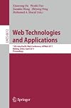 Web technologies and applications : 13th Asia-Pacific Web Conference, APWeb 2011, Beijing, China, April 18-20, 2011: proceedings