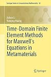 Time-domain finite element methods for Maxwell's equations in metamaterials