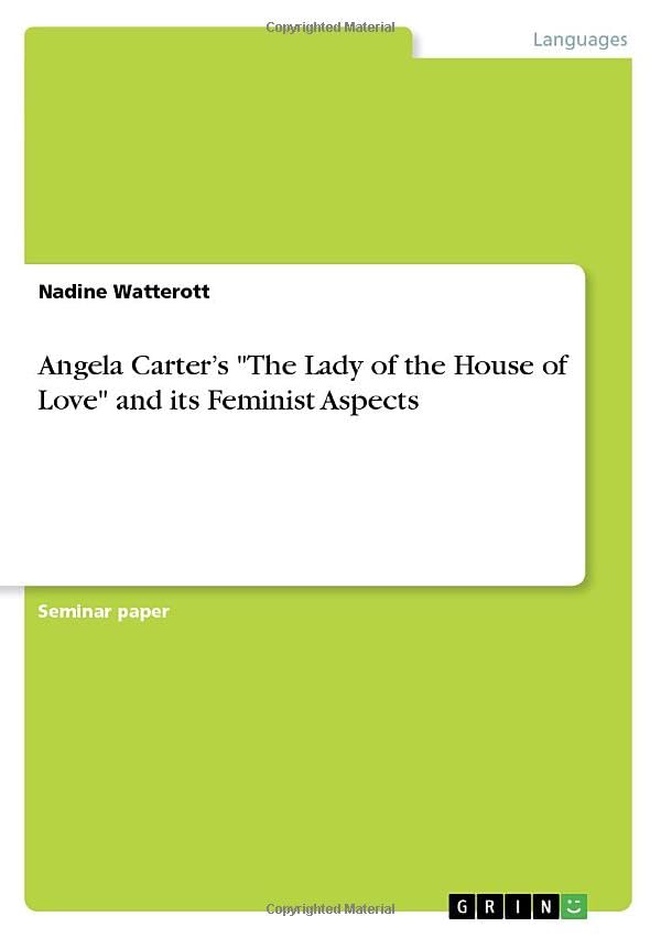 The Lady of the House of Love and its Feminist Aspects book cover