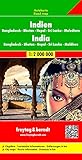 India Fb Road Map 12m Incl Bangladesh Bhutan Nepal Srilanka Maldive English Spanish French Italian And German Edition