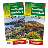 Tenerife North And South Hiking Leisure Map 2 Sheets 150 000