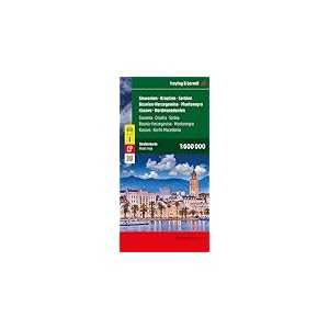 Slovenia, Croazia, Serbia 1:600.000: AK 7001 (Auto karte)
