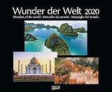Wunder Der Welt 2020 Groer Wandkalender Ber Die Landschaft Und Wahrzeichen Der Erde Photoart Kalender Mit Edlem Schwarzem Hintergrund 55 X 455 Cm
