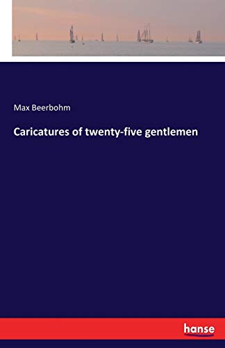 Caricatures of Twenty-Five Gentlemen book cover