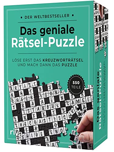 🔥 STARKER PREIS (-44%) Das geniale Rätsel-Puzzle : Löse erst das Kreuzworträtsel und mach dann das Puzzle