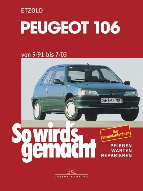 Buchcover: „So wird’s gemacht“ für den Peugeot 106