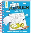 Mix-Max-Malbuch Monster: ausmalen - umblättern - neu erfinden