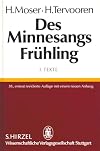 Des Minnesangs Frühling, Bd.1, Texte