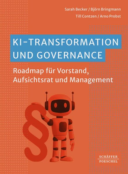 Cover: KI-Transformation und Governance Roadmap für Vorstand, Aufsichtsrat und Management