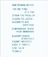 Peter Fischli David Weiss: How to Work Better