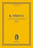 Also Sprach Zarathustra Op 30 Study Score Edition Eulenburg