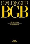 J. von Staudingers Kommentar zum Bürgerlichen Gesetzbuch mit Einführungsgesetz und Nebengesetzen. Familienrecht: §§ 1601-1615n: (Unterhaltspflicht)