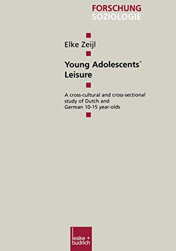 Cover of Young adolescents' leisure