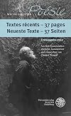 Textes récents - 37 pages