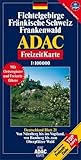 Carte Touristique Fichtelgebirge Frnkische Schweiz Frankenwald N Bi21
