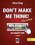 Dont Make Me Think Web Mobile Usability Das Intuitive Web