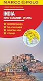 India Nepal Bhutan Bangladesh Sri Lanka Marco Polo Maps