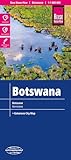 Botswana (1:1.000.000): reiß- und wasserfest (world mapping project)