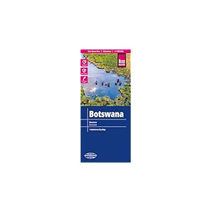Botswana (1:1.000.000): reiß- und wasserfest (world mapping project)