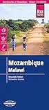Mozambique And Malawi 2016 Rip Waterproof Map By Reise Knowhow English Spanish French German And Russian Edition