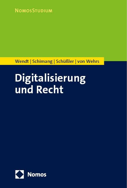 Cover: Digitalisierung und Recht