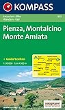 Carte Touristique Pienza Montalcino Monte Amiata