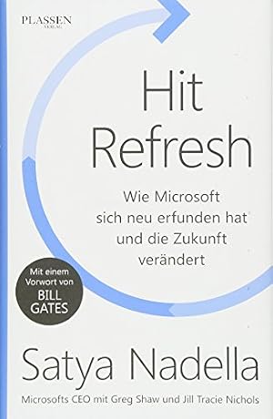 Cover of Hit Refresh by Satya Nadella