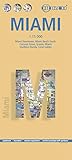 Laminated Miami Map By Borch English Edition