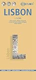 Laminated Lisbon Map By Borch English Spanish French Italian German And Japanese Edition