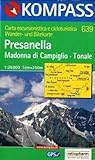 Carte Touristique Presanella Madonna Di Campiglio Passo Del Tonale
