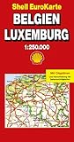 Belgiqueluxembourg Avec Plans De Villes 1250000
