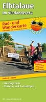 Rad- und Wanderkarte Elbtalaue im Vierländereck zwischen Hamburg und Berlin: Mit Ausflugszielen, Einkehr- & Freizeittipps, wetterfest, reissfest, abwischbar, GPS-genau. 1:50000